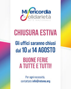 Card chiusura Uffici Rete Nazionale Misericordia e Solidarietà